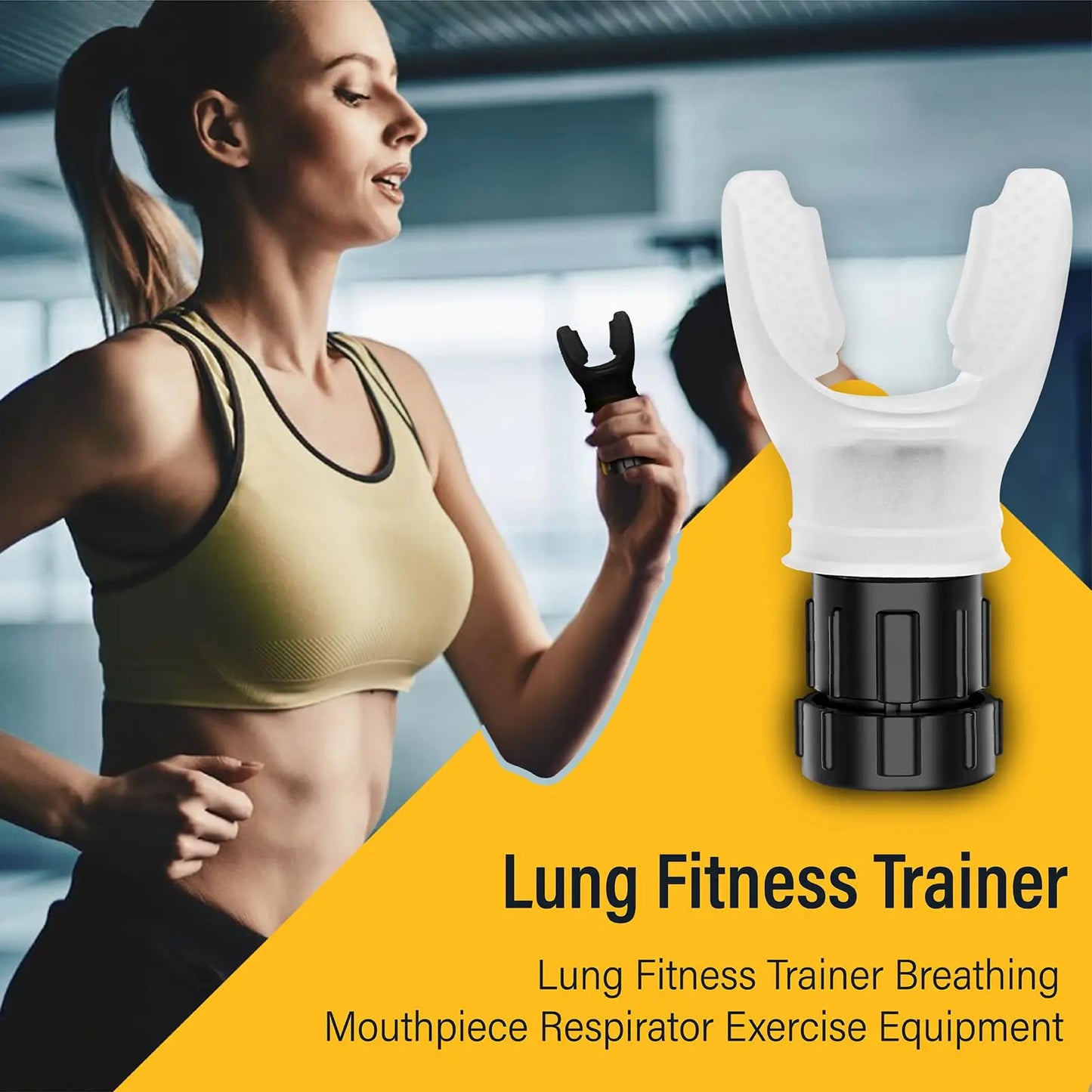 Portable Breathing Exerciser Sports Vital Capacity Adjustable Fitness Trainer Improve Endurance And Reduce Shortness of Breath