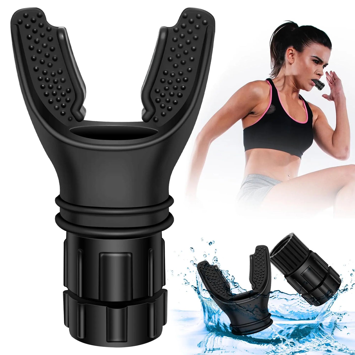 Portable Breathing Exerciser Sports Vital Capacity Adjustable Fitness Trainer Improve Endurance And Reduce Shortness of Breath