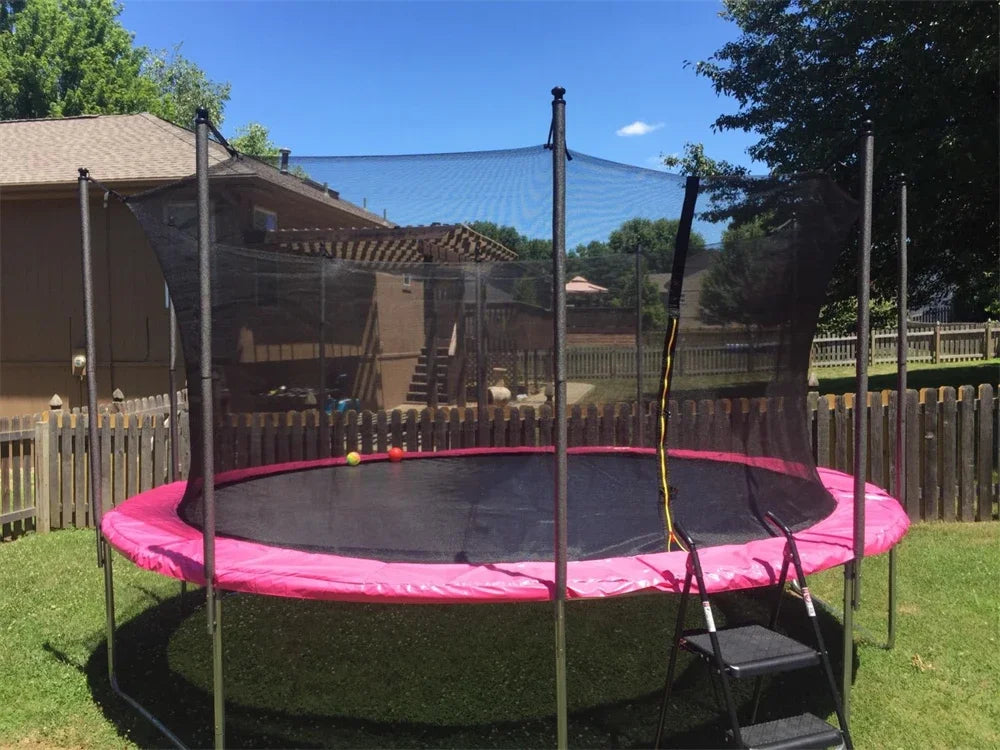 Wellshow Sport Fitness Trampoline Kids Adult Gymnastic Trampoline Sales With Safety Net