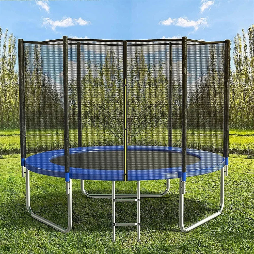 Wellshow Sport Fitness Trampoline Kids Adult Gymnastic Trampoline Sales With Safety Net