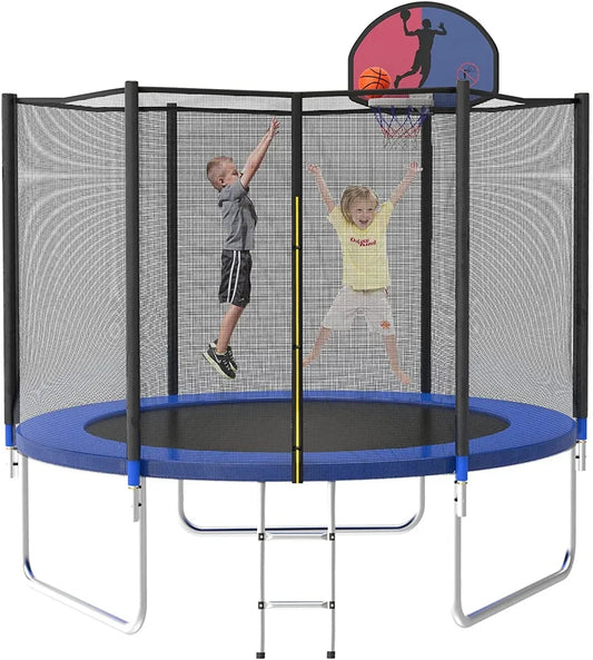 Wellshow Sport Fitness Trampoline Kids Adult Gymnastic Trampoline Sales With Safety Net