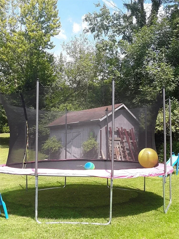 Wellshow Sport Fitness Trampoline Kids Adult Gymnastic Trampoline Sales With Safety Net