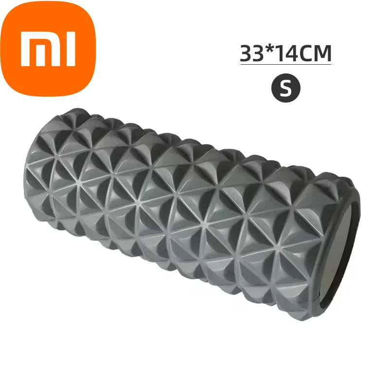 Xiaomi 30cm Yoga Column Foam Fitness Muscle Training Pilates Sports Massage Foam Roller Grid Trigger Point Therapy Home Exercise