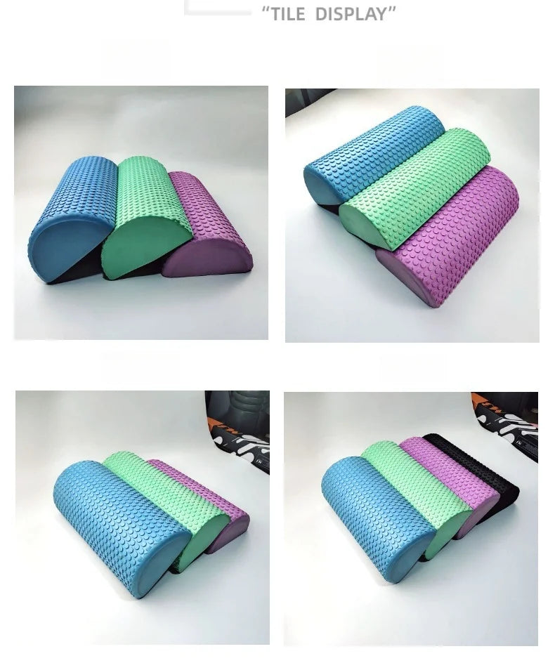 33cm Fitness Foam Roller Yoga Massage Roller EPP Pilates Foam Body Muscle Massage Roller Therapy Exercises Gym Home Exercise