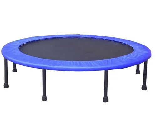 36" Foldable Trampoline Fitness Trampoline Adjustable Handrail Kids Adults Small Trampoline Outdoor Home Gym Rebounder Jumping