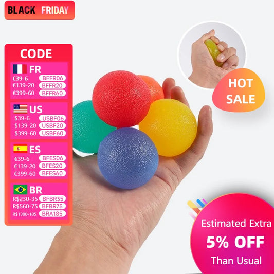 Hand Grip Egg Gripping Ball Finger Trainer Gym Fitness Home Exercise Equipment Antistress Handgrip Expander Muscle Strengthener