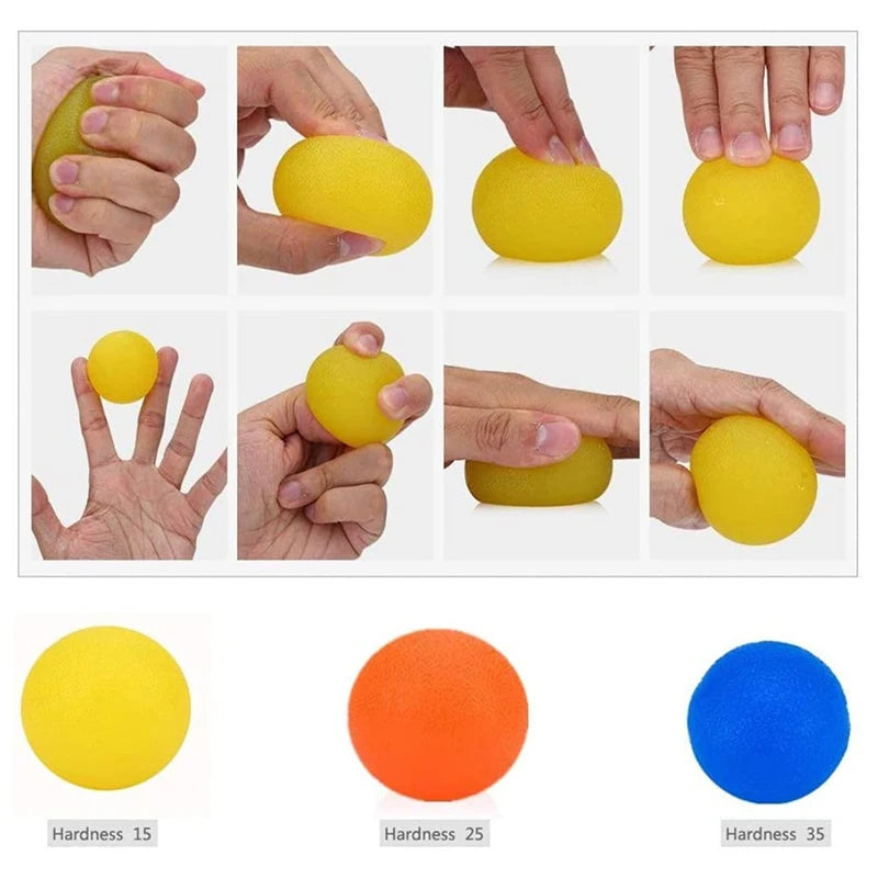 Hand Grip Egg Gripping Ball Finger Trainer Gym Fitness Home Exercise Equipment Antistress Handgrip Expander Muscle Strengthener