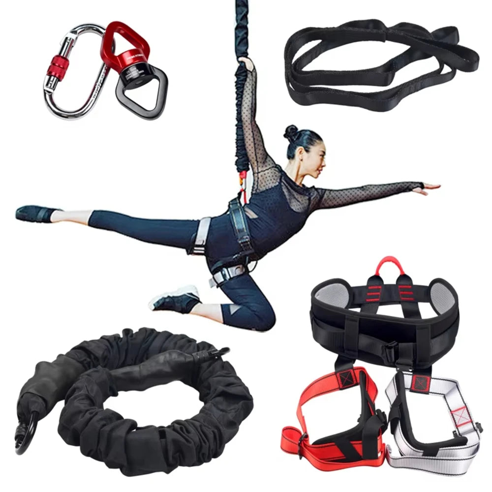 New Design Trampoline Jump Harness for Sale fitness bungee cords